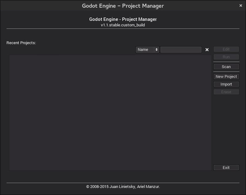 godot-projectManager