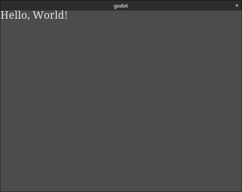 godot-helloWorldFont